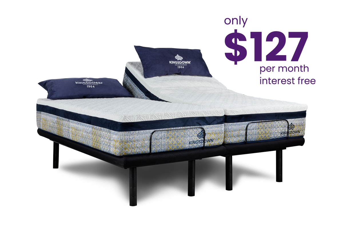 Overstock split deals king adjustable bed