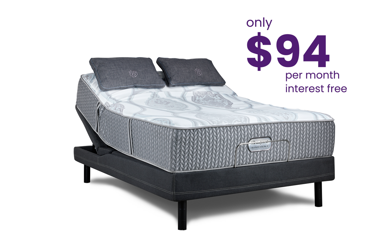 Beautyrest Quintessence Platinum Eurotop Queen Adjustable Bed – Leva Sleep